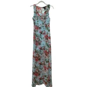 Teeze Me Mint Floral Maxi Dress - 3/4